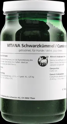 VITANA Schwarzkümmel, getrocknet, für Hunde, 140 G