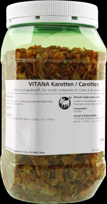 VITANA Karotten, gerüstet und gedämpft, für Hunde, 400 G