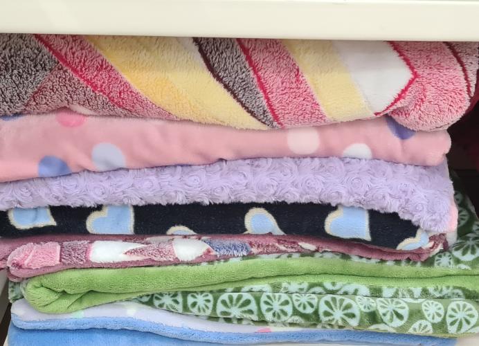 Kuscheldecke G, 3 fach Fleece, ca. 100cm x 70cm