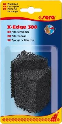 Ersatzteil für Aquarientechnik Filterschwamm für X-Edge 300 Ersatzschwamm 2 Stück – sera