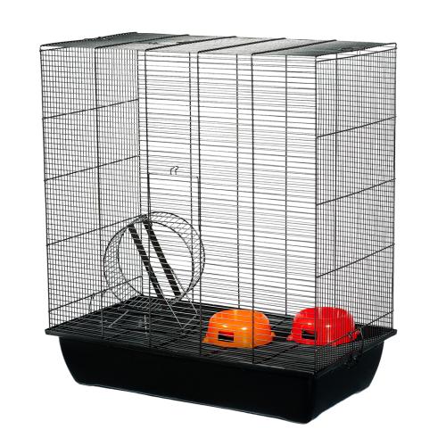 Laroy EBI DuvoPlus Käfig FRITZ 71x40x79CM schwarz-schwarz