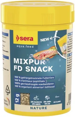 Heimtierprodukt FD Mixpur Nature Naturfutter für Zierfische 100 ml – sera