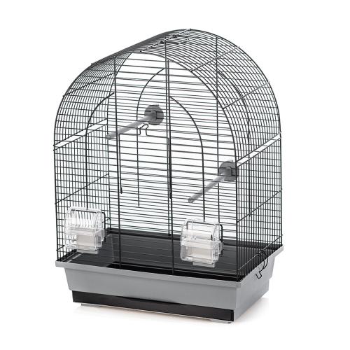 Laroy EBI DuvoPlus Käfig LUSI 1 39x25x53cm grau-schwarz