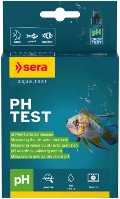 Wassertest pH-Test Wassertest für Aquarium & Teich 15 ml – sera