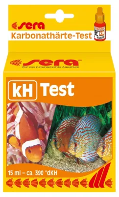 Wassertest kH-Test Karbonathärte Wassertest für Aquarien 15 ml – sera