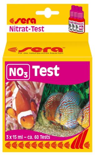 Wassertest NO3-Test Nitrat Wassertest für Aquarium Süß- & Meerwasser – sera
