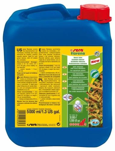 Aquarien-Pflanzendünger Florena Pflanzendünger Aquarium 5 l Flüssigdünger – sera