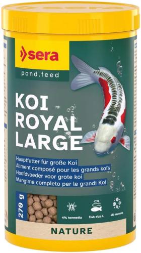 Teichfutter Koi Royal HF Large Nature Koifutter Granulat 1 L – sera