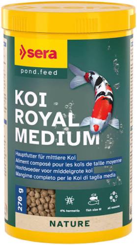Teichfutter Pond Koi Royal Medium Koifutter Granulat 1 L – sera