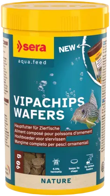 Fischfutter Vipachips Nature Fischfutter Chips 250 ml 90 g – sera