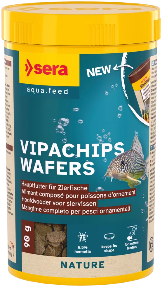 Fischfutter Vipachips Nature Fischfutter Chips 250 ml 90 g – sera