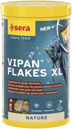Fischfutter Vipan Flakes XL Grossflocke 1000 ml 210 g – sera