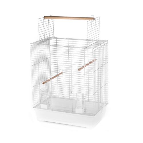 Laroy EBI DuvoPlus Käfig ARA 54x34x65,5cm weiss-weiss