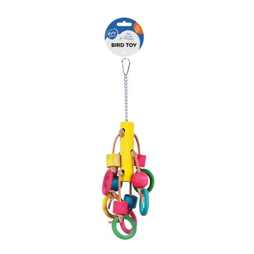 Laroy EBI DuvoPlus Colorful Wooden Rings + Cubes 33cm