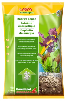 Nährboden für Aquarien floredepot (Beutel) 4,7kg – sera