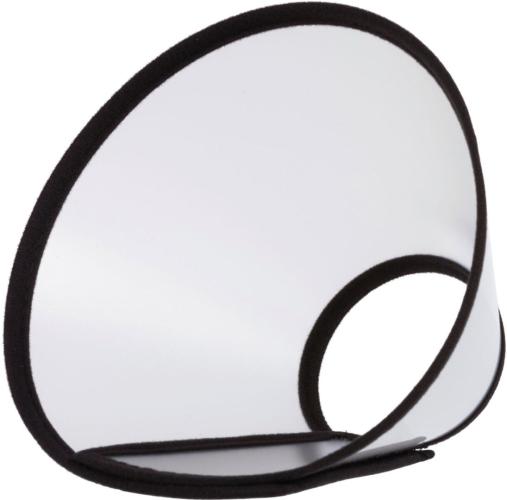 Schutzkragen, Kunststoff, mit Klettverschluss 14cm, S-M: 30-37cm