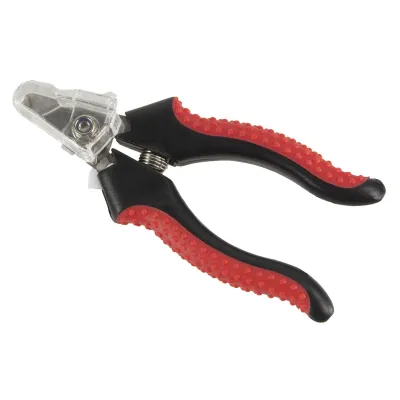 Care Profikrallenschere klein – 13 cm – swisspet - Krallenschere mit Krallenauffangbehälter für Haustiere