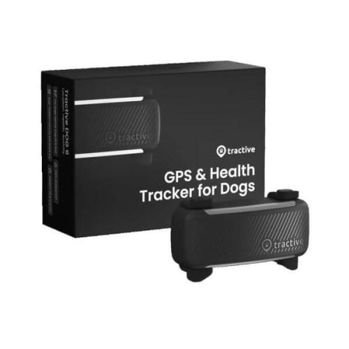 Tractive DOG 6 Schwarz – 71 × 29 × 17 mm – Tractive - GPS Tracker mit Aktivitäts- und Gesundheitsmonitoring für Hunde ab 4 kg