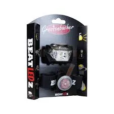 BeatLEDz Stirnlampe NG1+ – 1 Stück – BeatLEDz - LED-Stirnlampe mit gelbem Rücklicht