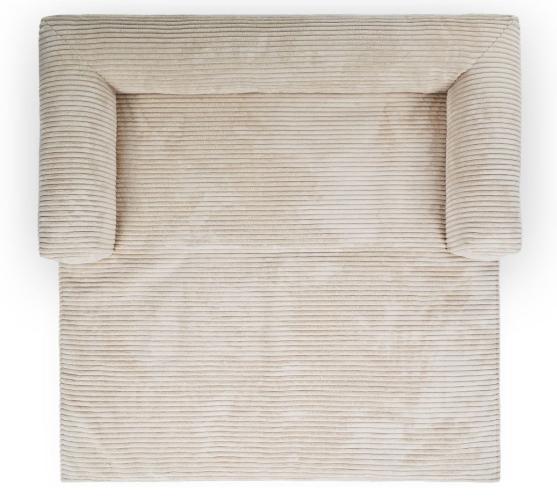 Padsforall Sofa Protector Dakota Cord  Cream M=100*100
