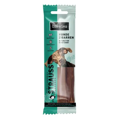 Chewies Hundezigarren Strauss 75g