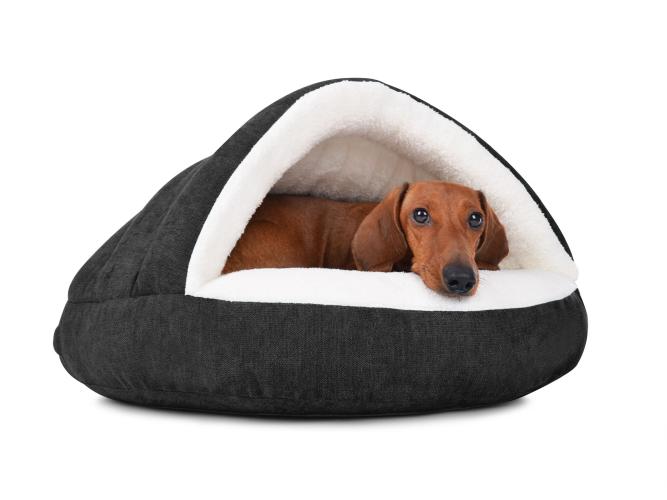 Padsforall Dog Bed Shell Comfort Black 75 cm × 75 cm Standard