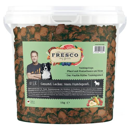 Hundeleckerli Training Drops Pferd, Preiselbeeren, Birne 1 kg – Martin Rütter