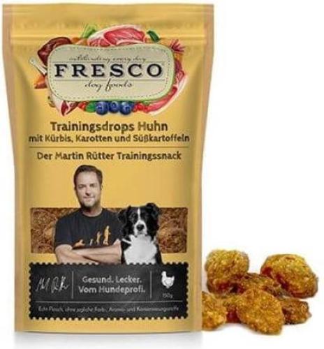 Hundeleckerli Training Drops Huhn, Süsskartoffeln, Karotte, Kürbis 1 kg – Martin Rütter