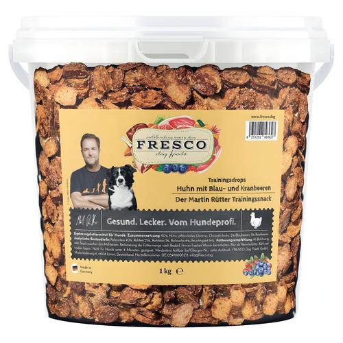 Hundeleckerli Training Drops Huhn, Heidelbeeren, Cranberry 1 kg – Martin Rütter