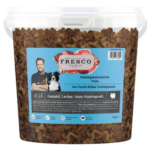 Hundeleckerli Trainingsknöchelchen Pute 1 kg – Martin Rütter