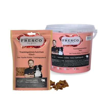 Hundeleckerli Trainingsknöchelchen Rind 150 g – Martin Rütter