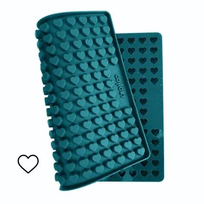 Hunde-Backmatte Herz Mini 1,5 cm rosa – Collory