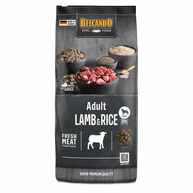 Hundetrockenfutter Lamb+Rice 1 kg – BELCANDO