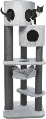 Kratzbaum Pirro, 174cm, grau 2 Kartons