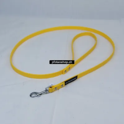 Biothane Stadtleine sonnengelb – 12 mm/1,2 m