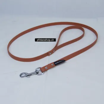 Leine Biothan, Stadtleine 1.2m mit Handschlaufe, rot, 12mm/1.2m,