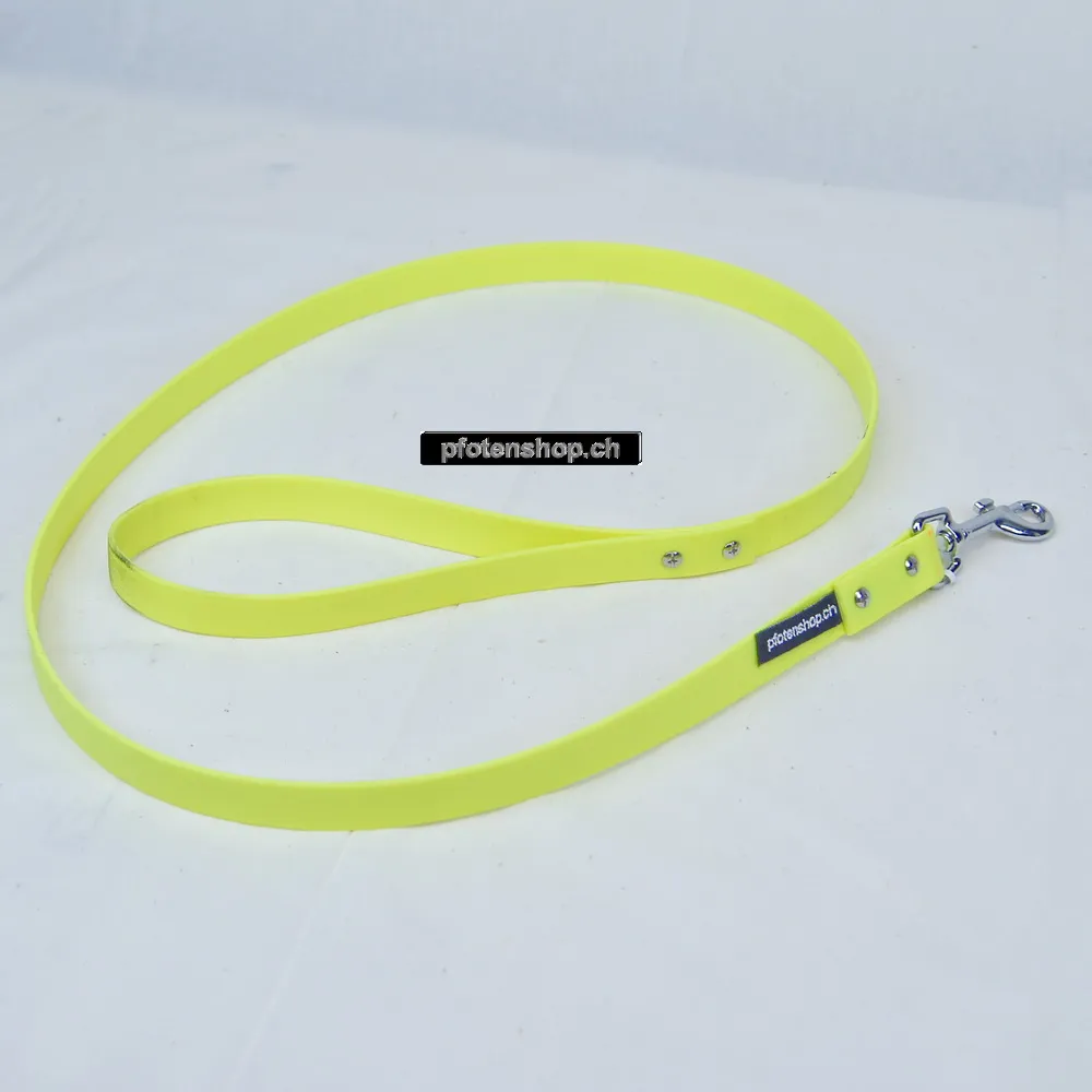 Biothane Stadtleine neongelb – 13 mm/1,2 m