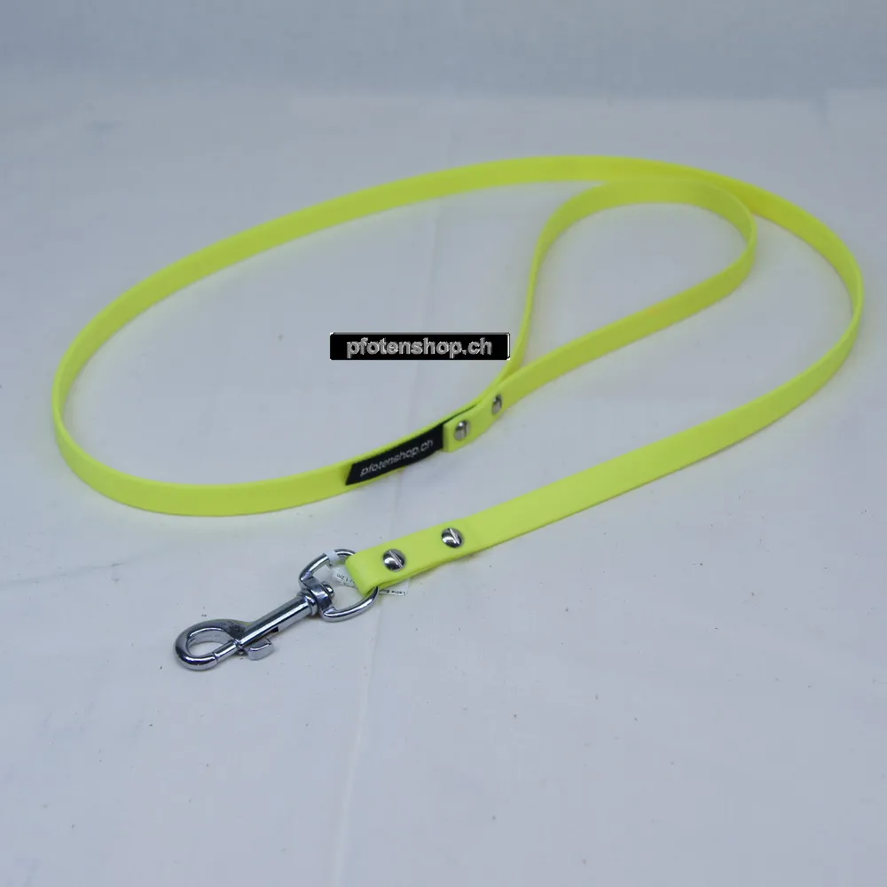 Biothane Stadtleine neongelb – 20 mm/1,2 m