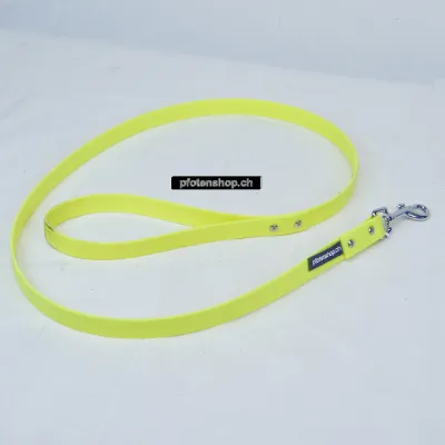 Biothane Stadtleine neongelb – 10 mm/1,2 m