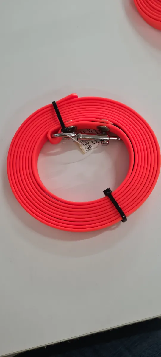 Biothane Schleppleine 3m orange 13mm wasserfest