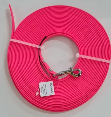 Biothan Schleppleine 10m 10mm neonpink ohne Handschlaufe