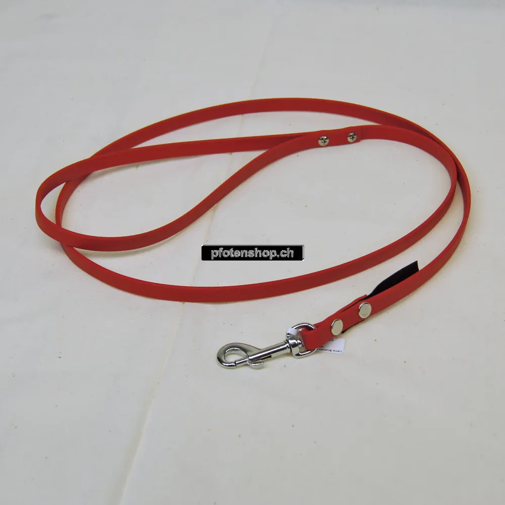 Biothane Stadtleine rot – 25 mm/1,2 m