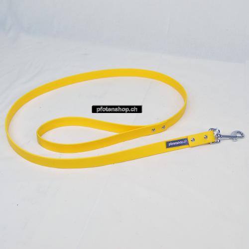 Biothane Stadtleine sonnengelb – 1,2 m / 9–19 mm
