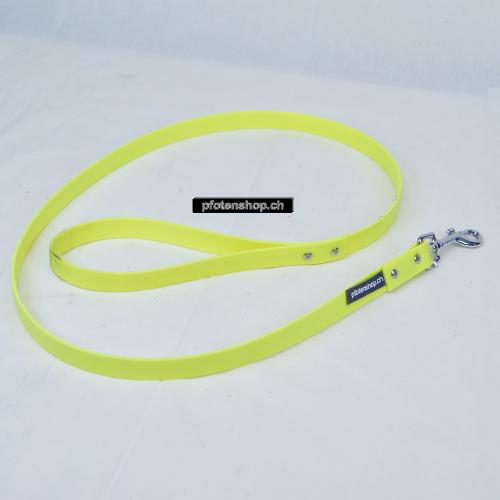 Biothane Stadtleine neongelb – 1,2 m / 10–25 mm