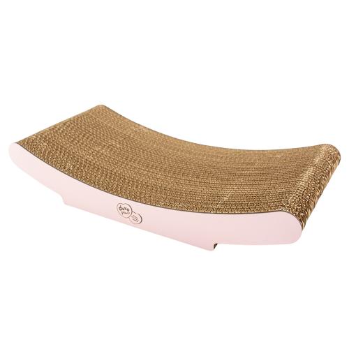Kratzbrett Sweeny Swing, stabile Wellpappe, rosa