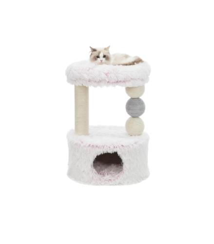 Kratzbaum Harvey, 73cm, weiss-pink
