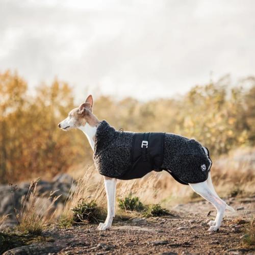 HUNDLANDS  HYBRIDO Wool Coat, Charcoal 80