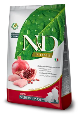 N&D Prime canine, Chicken &Pomegranate Puppy Medium &Maxi, 12.00 kg