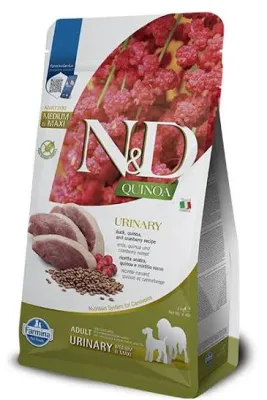 N & D Quinoa Dog Med & maxi Urinary Ente & Cranberry, 7 Kg