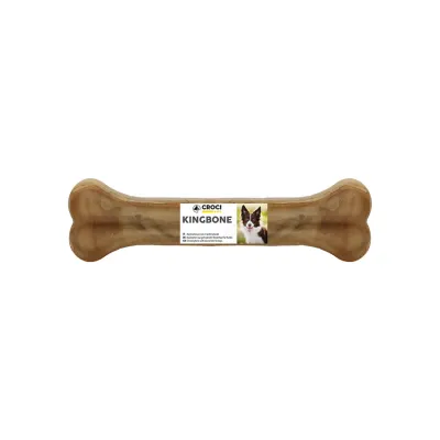Hundeknochen aus Rindsleder - King Bone Single – 15 CM / 100 g – Croci